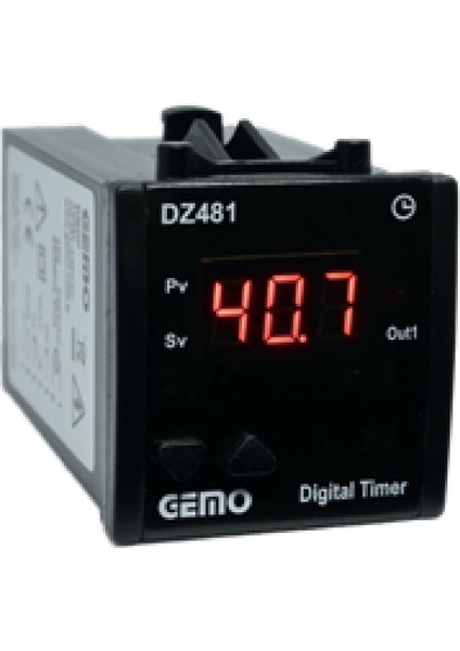 DZ481-24VDC ,48X48MM 24VDC KONTAK-2A1K Zaman Röle