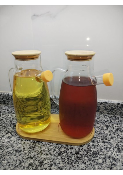 Bambu 2 Bölmeli Yağdanlık Altlığı -Yağdanlık ve Sosluk Standı modelleri