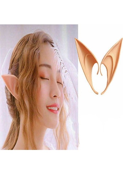 Yumuşak Malzemeden Imal Lateks Elf Kulağı 1 Çift 10X5 cm modelleri