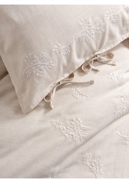 Cotton Keten Çift Kişilik Nev Takımı Esmira fırsatları