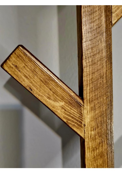 Duvar Askısı Dekoratif Masif Ağaç Model Askılık 80CM Kullanıma Hazır Monteli fiyatları