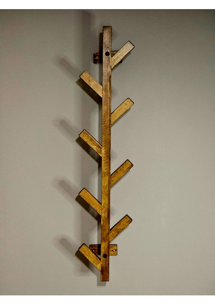 Duvar Askısı Dekoratif Masif Ağaç Model Askılık 80CM Kullanıma Hazır Monteli indirimleri