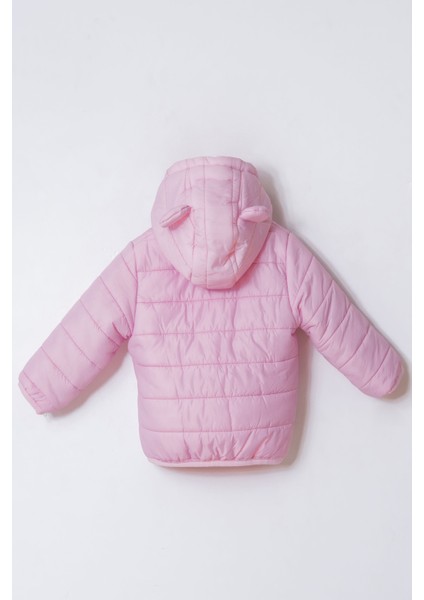Yeni Trend Lüks Kapitone Bebek/çocuk Basic Fermuarlı Hakim Yaka Uzun Kol Kapüşonlu Kaban/mont indirimleri