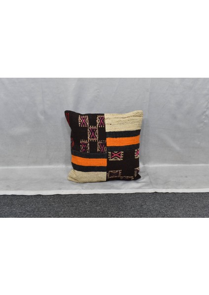 Yeni El Dokuma Patchwork Kırkyama Dekoratif Kilim Kırlent Yastık Kılıfı 6016 modelleri