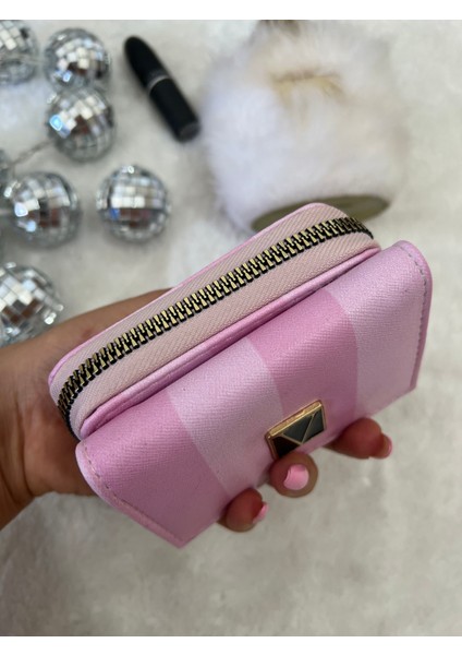 Mini Çıtçıt Detay Pudra Cüzdan fiyatları