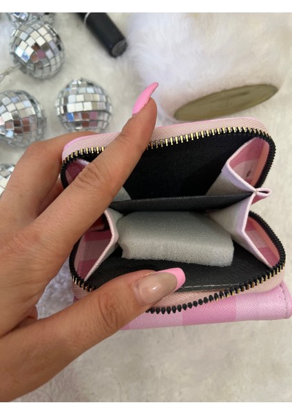 Mini Çıtçıt Detay Pudra Cüzdan indirimleri