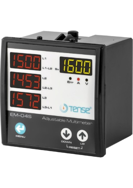 EM-04S ,96X96MM 3-Faz Multimetre