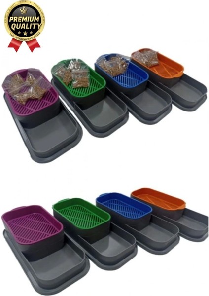 Premium Seri Hidroponik Topraksız Doğal 5 Adet Tohum Hediyeli Kedi Çimi Yetiştirme Kabı 25 x 10 cm fiyatları