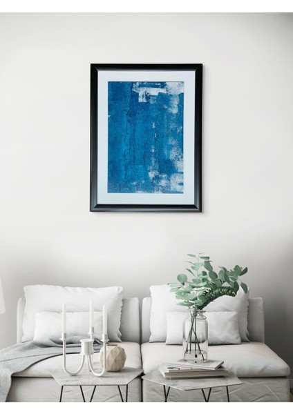 Ege Ruhu 2 Akrilik Tablo – Hazır Siyah Çerçeveli 31 x 41 cm | Iç Ölçü 21 x 31,6 Cm, El Yapımı