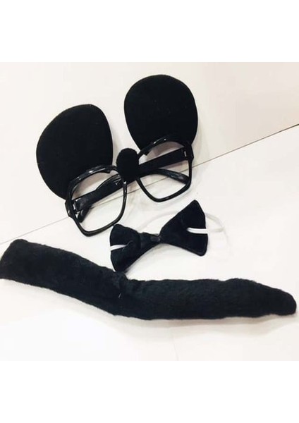 Mickey Mouse Gözlüğü Papyonu Kuyruğu Seti fiyatları