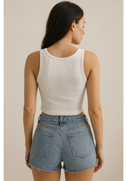 Kalın Askılı Kadın Crop Atlet fiyatları