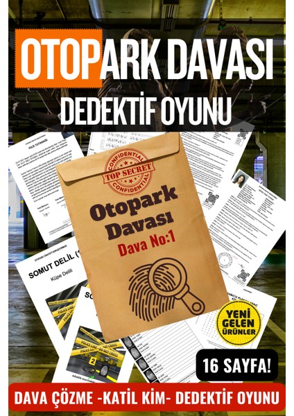 3'lü Paket Cinayet Çözme, Dedektif Oyunu - Dava Çözme Oyunu - Çözülemeyen Davalar modelleri