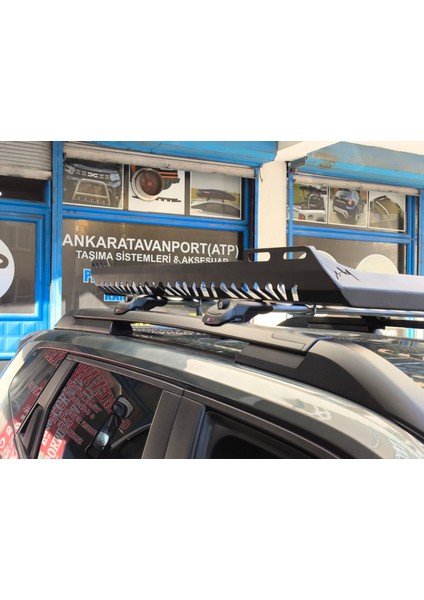 Dacia Duster 2014-2017 (Isme Özel Tavan Sepeti 100 x 120CM + Kilitli Profesyonel Ara Atkı) Seti fiyatları
