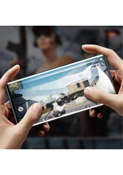 Apple iPhone 14 Pro Max Uyumlu Ekran Koruyucu Şeffaf Seramik Tam Kapatan Kırılmaz Nano indirimleri