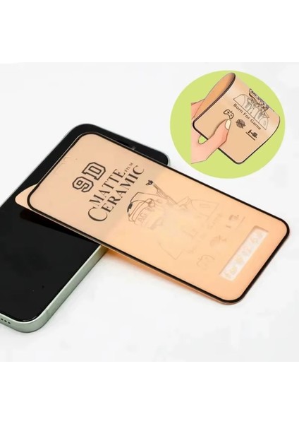 Oppo A91 Uyumlu Kırılmayan Mat Seramik Ekran Koruyucu Iz ve Leke Yapmaz