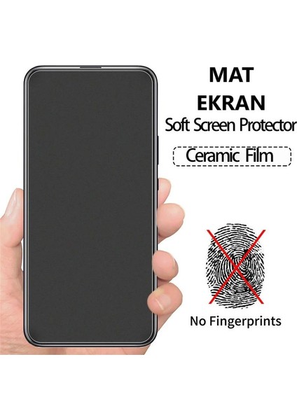 Galaxy S23 Uyumlu Kırılmayan Mat Seramik Ekran Koruyucu Iz ve Leke Yapmaz modelleri