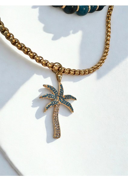 Tropik Rüya Doğaltaş Tasarım Kolye fırsatları