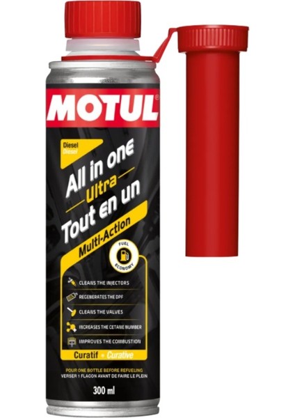 All In One Ultra Diesel - Dizel Yakıt Sistemi Temizleyici 0,3l