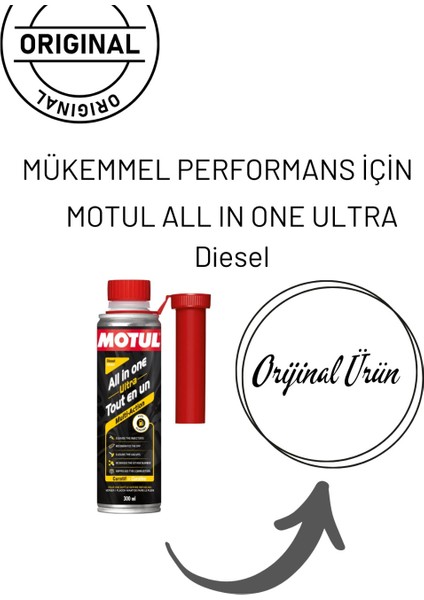 All In One Ultra Diesel - Dizel Yakıt Sistemi Temizleyici 0,3l fiyatları