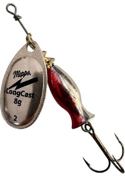 Long Cast No:2 8gr Döner Kaşık Gümüş