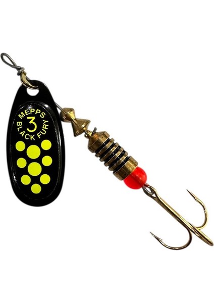 Black Fury No:3 7gr Döner Kaşık C. Siyah Yeşil