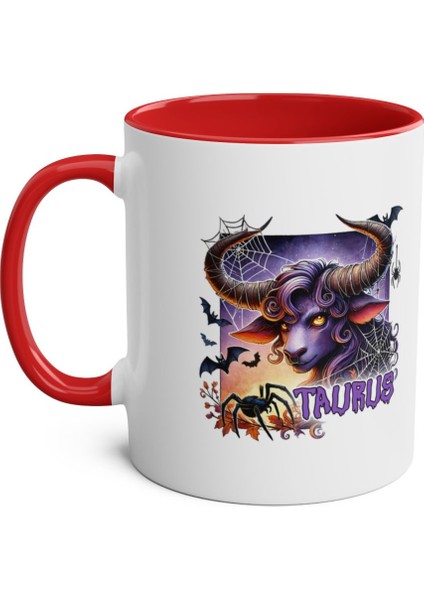 Boğa Burcu Baskılı Kupa