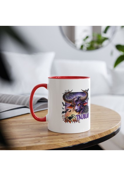 Boğa Burcu Baskılı Kupa