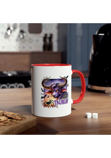 Boğa Burcu Baskılı Kupa