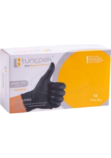 Nitril Siyah Eldiven 100LÜ Paket