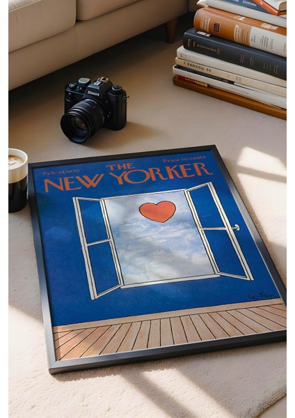 The New Yorker Çerçeveli Tablo February 14 1970 - Sevgililer Günü Tablosu fiyatları