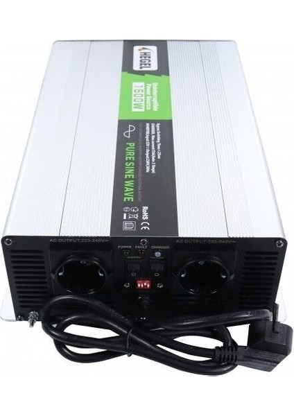 1500 Watt 12 Volt Tam Inverter Ac 220V Şarjlı