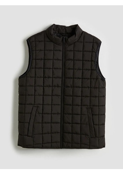 Slim Fit Dik Yaka Erkek Şişme Yelek (W5)