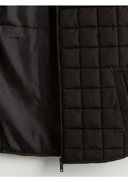 Slim Fit Dik Yaka Erkek Şişme Yelek (W5) modelleri