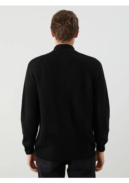 Standart Kalıp Dik Yaka Erkek Triko Hırka (W5) fırsatları