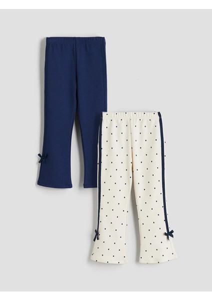 Kız Çocuk Ispanyol Paça Tayt 2'li (W5)