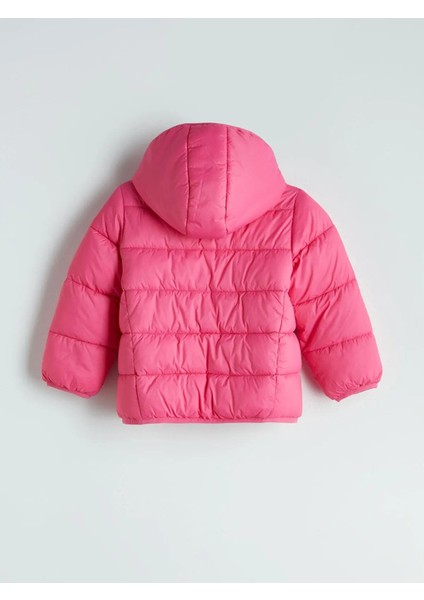 Kapüşonlu Kız Çocuk Şişme Mont (W5) fiyatları