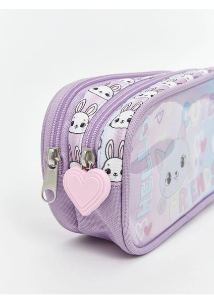 Baskılı Kız Çocuk Kalem Kutusu (W5) fiyatları