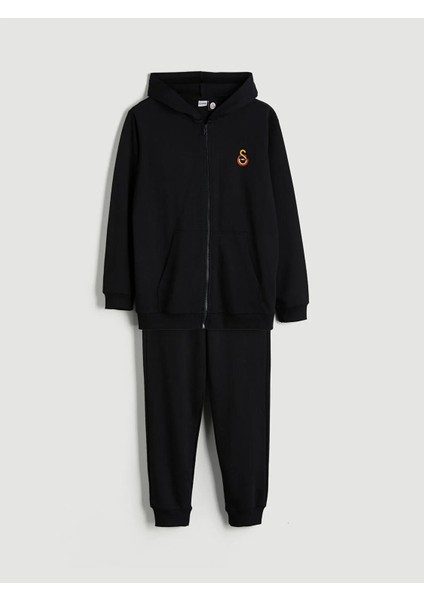 Kapüşonlu Galatasaray Baskılı Erkek Çocuk Eşofman Takım (W5)