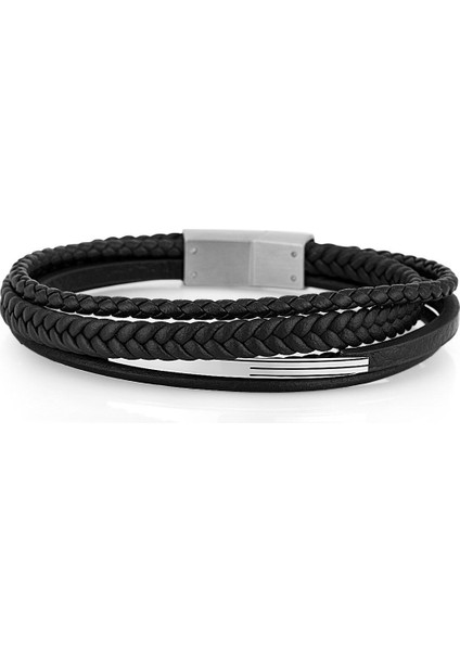 Erkek Gerçek Deri Bileklik DKJ.6.10018-1