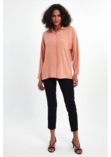 Kadın Oversize Poplin Gömlek modelleri