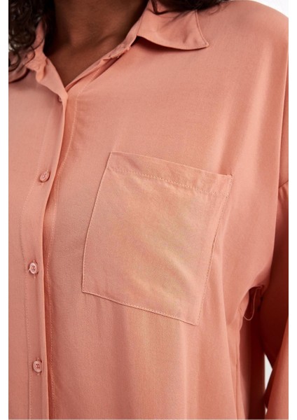 Kadın Oversize Poplin Gömlek fırsatları