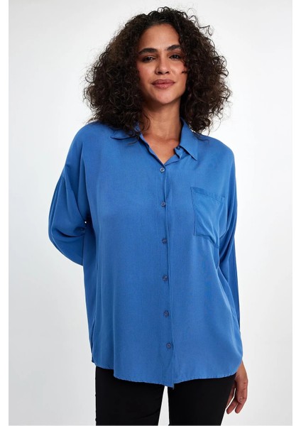 Kadın Oversize Poplin Gömlek fırsatları