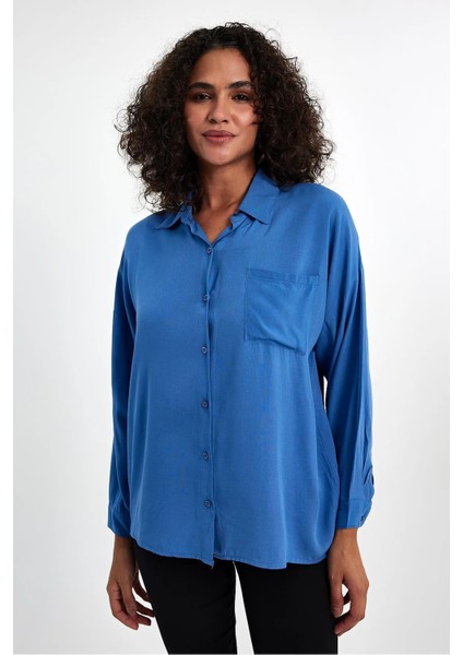 Kadın Oversize Poplin Gömlek indirimleri