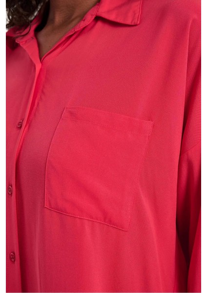 Kadın Oversize Poplin Gömlek modelleri