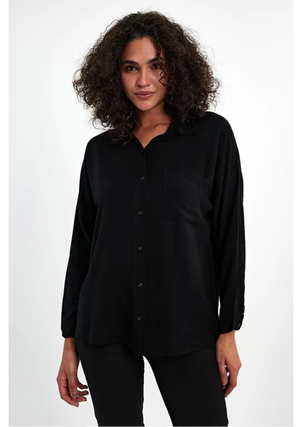 Kadın Oversize Poplin Gömlek