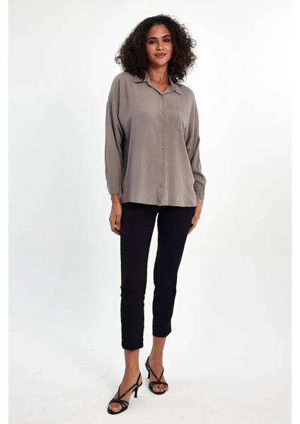 Kadın Oversize Poplin Gömlek fiyatları