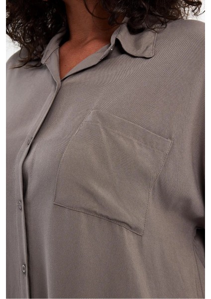 Kadın Oversize Poplin Gömlek modelleri