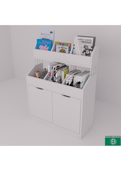 Kitaplık & Oyuncak Dolabı Depolama Alanlı modelleri
