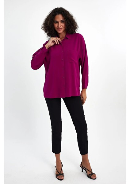 Kadın Oversize Poplin Gömlek fiyatları