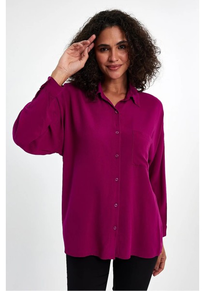 Kadın Oversize Poplin Gömlek indirimleri